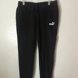 Black Puma Joggers, Large